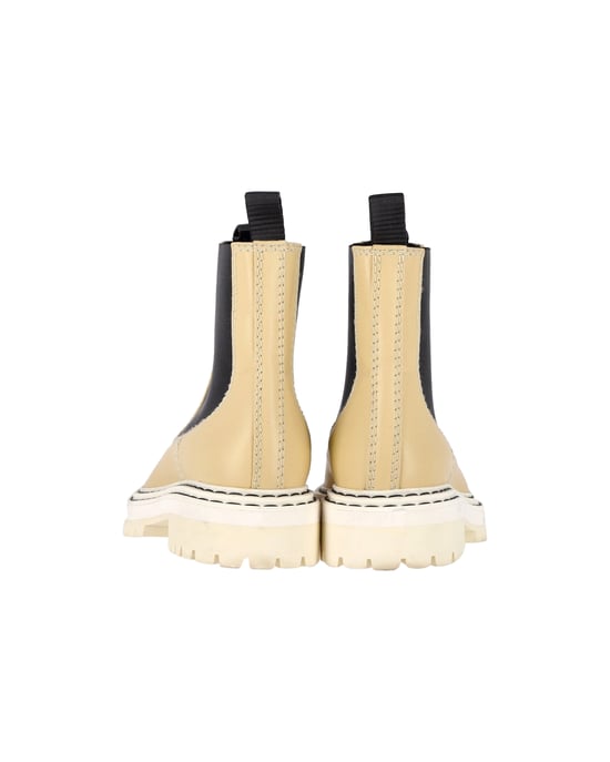 Proenza Schouler Chelsea Ankle Boots in Beige Leather - Image 5