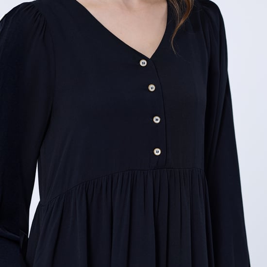 Retro-style loose shirt-dress - Image 5