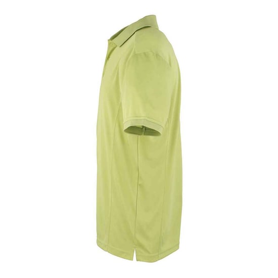 Premier Mens Coolchecker Pique Polo Shirt (Lime) - Image 3