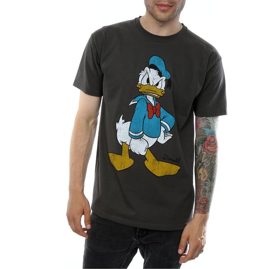Disney Mens Donald Duck Angry T-Shirt (Light Graphite) - Image 3