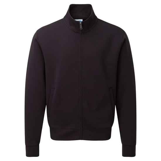 Russell Mens Authentic Full Zip Jacket (Black) - Image 1