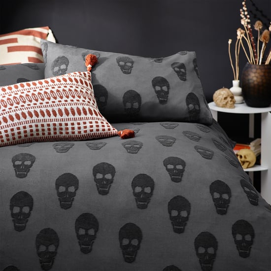 Juego de funda de edredón de algodón 100% con estampado de calaveras - Image 3