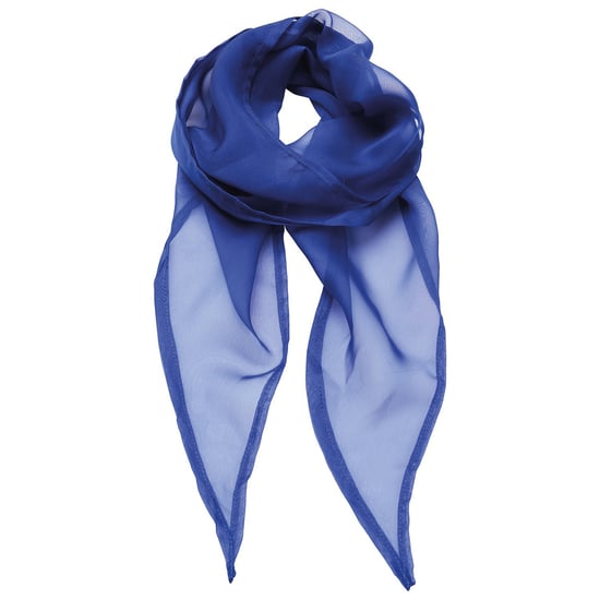 Premier Unisex Adult Colours Chiffon Scarf (Royal Blue) - Image 1