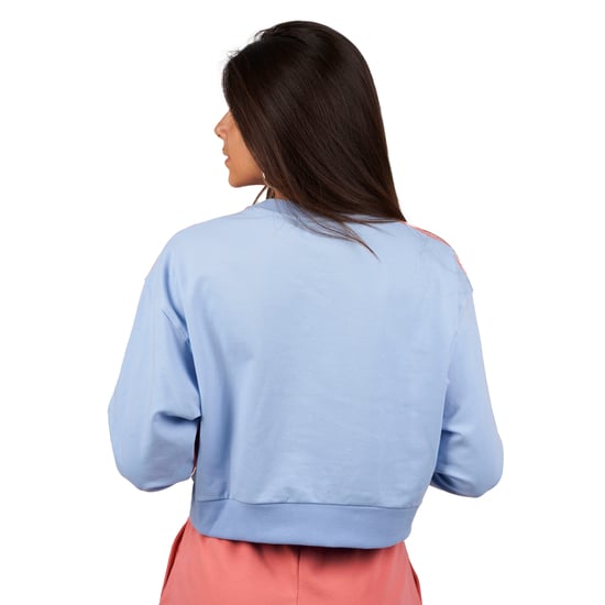 Be Happy RSC-S2102 women's short long-sleeved round neck sweatshirt