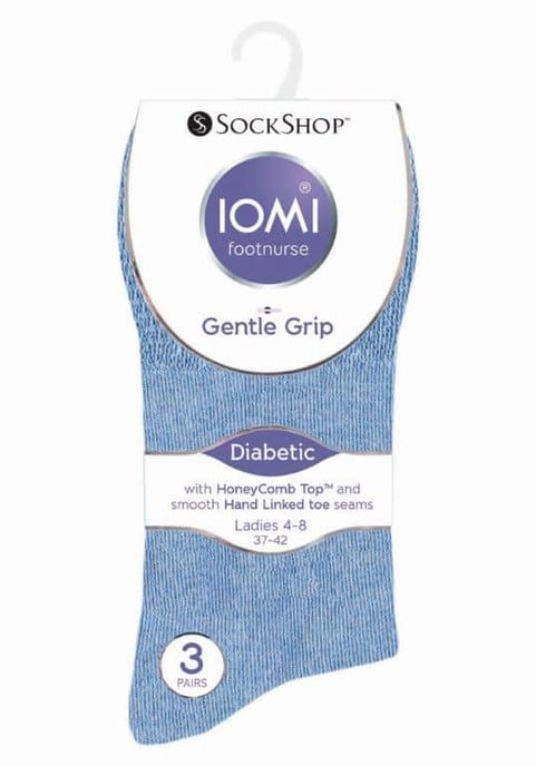 Paquete de 6 calcetines diabéticos para mujeres sin elasticidad con costuras de puntera unidas a mano - Image 2
