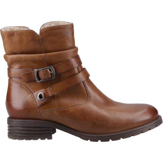 Hush Puppies Piper Leather Women's Tan Boots - Image 4