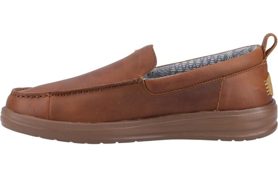 Hey Dude Wally Grip Moc Craft Leather Mens Shoes - Image 5