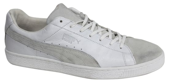 PUMA State AA Entrenadores para hombres de gamuza blanca Unisex Unisex Zapatos bajos 359781 02 B32B - Image 1