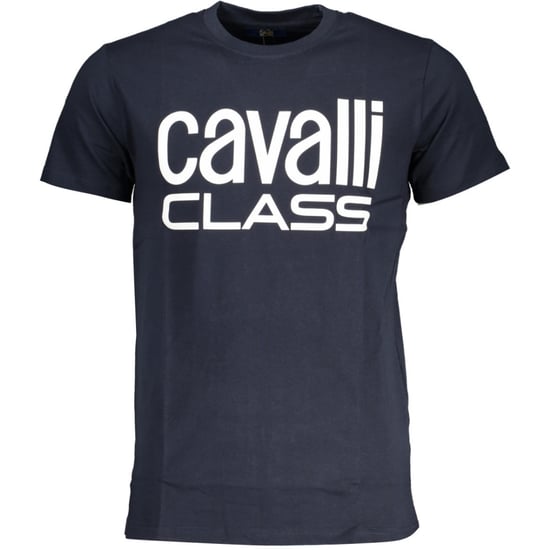 Camiseta Marina Blanca con Logo Bold de Cavalli Class - Image 1
