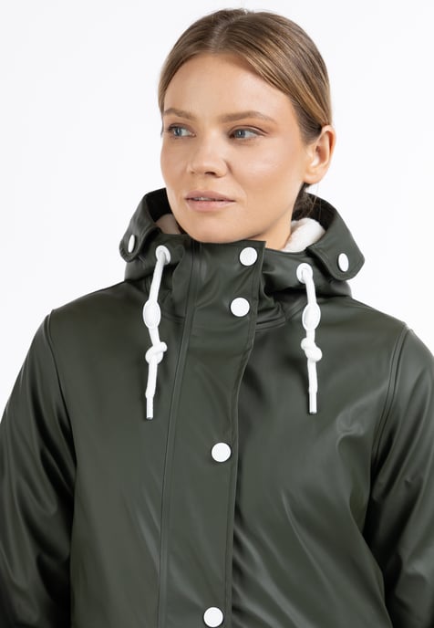 DreiMaster Maritim raincoat with woven fur lining drymaster - Image 3