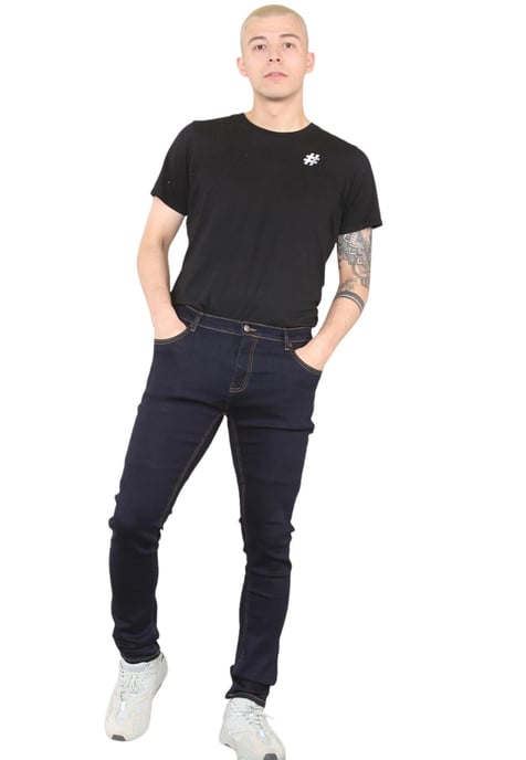 MYT Vaqueros ajustados para hombre Denim elástico en índigo - Image 6