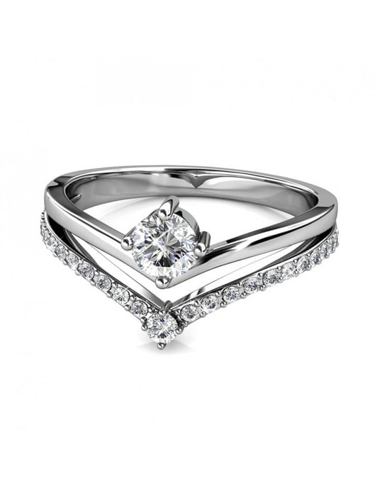 Anillo Zinnia - Plata y Cristal - Image 4