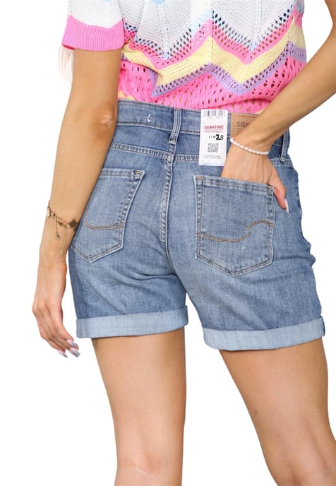 Pantalones cortos de mujer en azul Levis Signature - Image 5