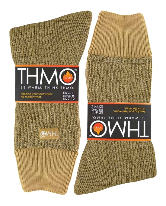 THMO - 1 par de calcetines térmicos gruesos con forro polar para hombre en invierno - Image 2