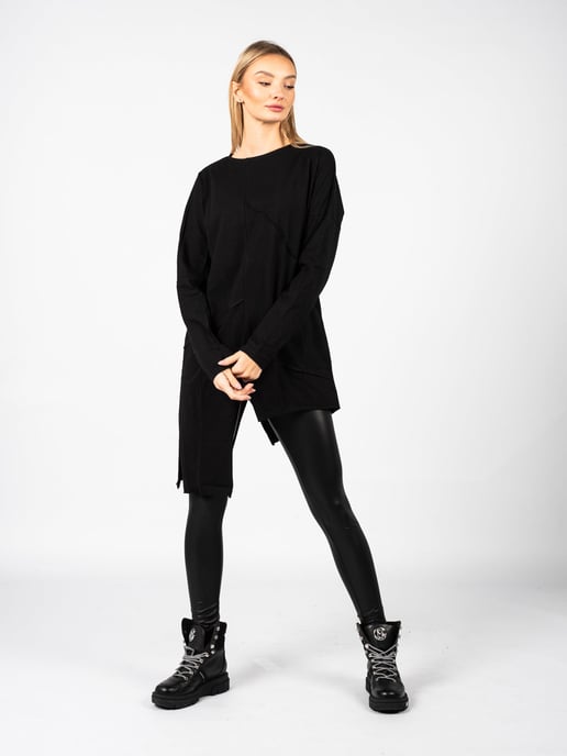 La Haine Inside Us Legginsy LW663 Mujer Negro - Image 5