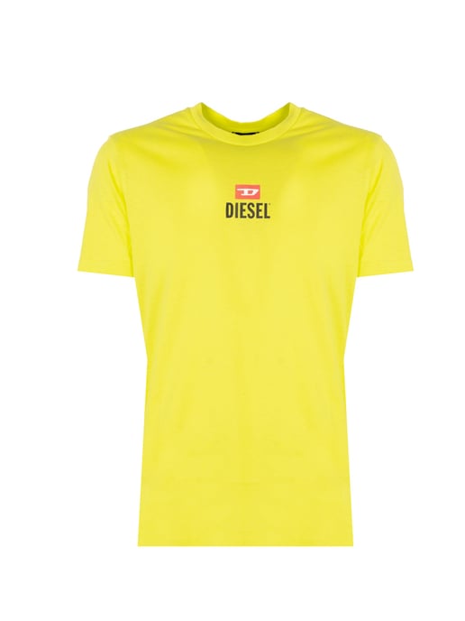 Diesel T-Shirt T-Just del hombre amarillo - Image 1