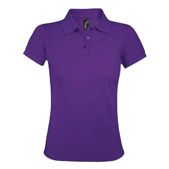 SOLS Womens/Ladies Prime Polo Shirt (Dark Purple) - Image 1