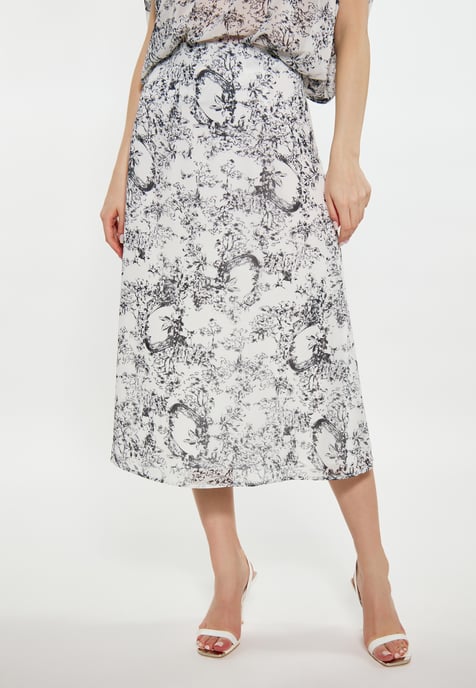 Dreimaster Skirt women black white - Image 3
