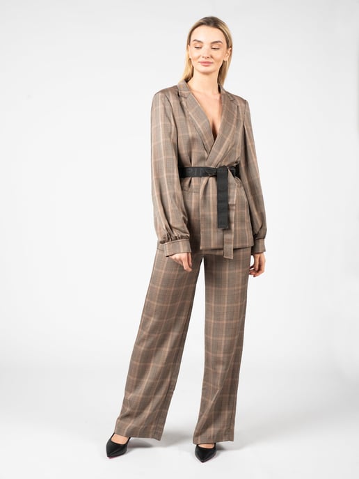 Pinko Chaqueta Giornale de mujer marrón - Image 2