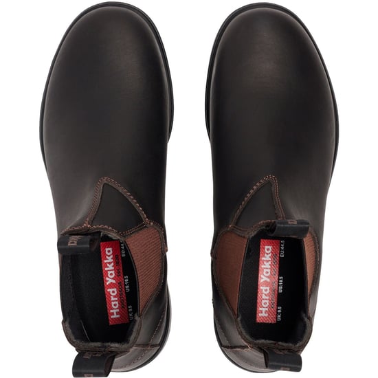 Hard Yakka Brunswick Waxy Leather Men's Brown Waxy Boots - Image 4