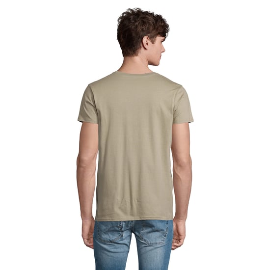 SOLS Mens Pioneer Organic Cotton T-Shirt (Khaki) - Image 2