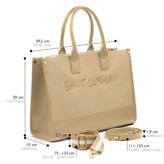 Large Tote Bag Quartier Latin - Image 2