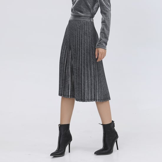 Shimmering skirt with sunpleats - Image 1
