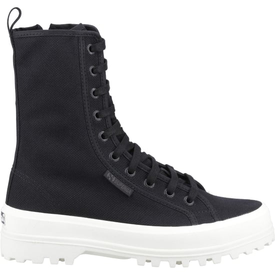 Superga 2641 Alpina High Cotton Blend Women's Black Boots - Image 5