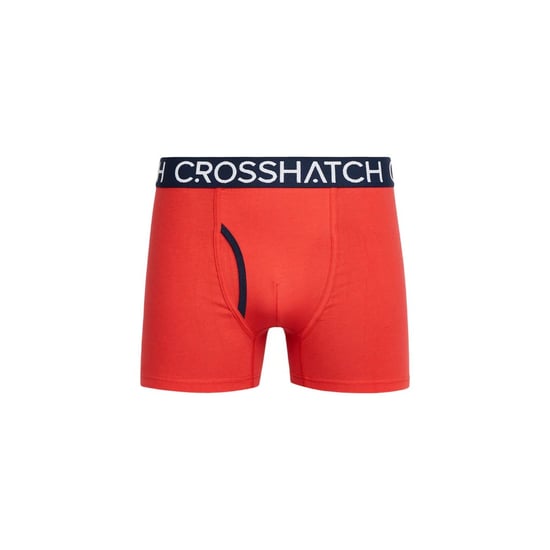Crosshatch Mens Lynol Boxer Shorts (Pack of 3) (Red) - Image 4