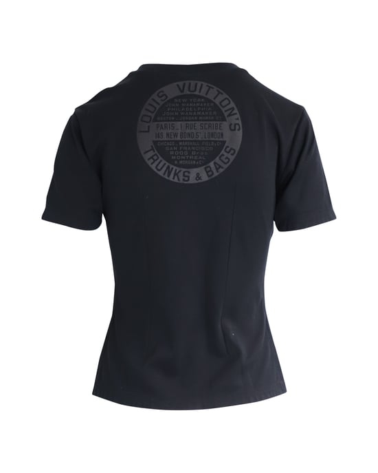 Louis Vuitton Tribal Print T-Shirt in Black Cotton - Image 3