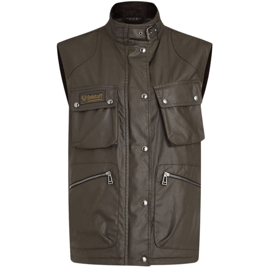 Chaqueta tipo chaleco verde oscuro Waxed Edition de Belstaff - Image 1