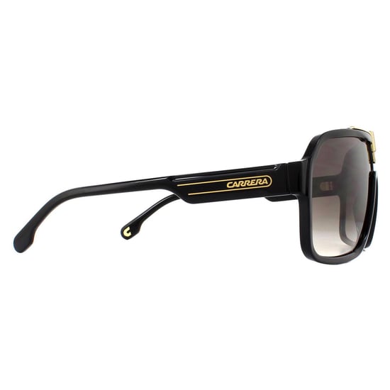 Carrera Shield Mens Black Brown Gradient Sunglasses
