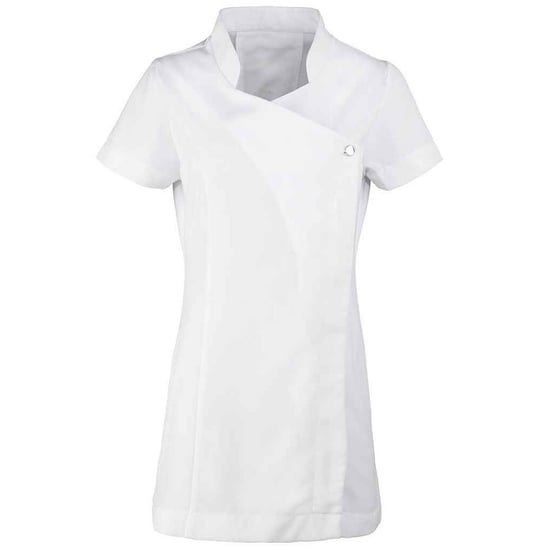 Premier Womens/Ladies Blossom Short Sleeve Tunic (White) - Image 1