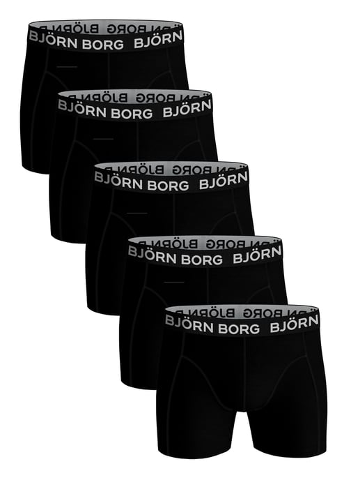 Björn Borg- Calzoncillos Boxer 5 Pares - Negro - Image 1