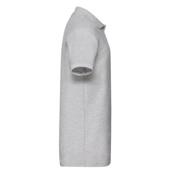 Fruit of the Loom Mens 65/35 Heavyweight Polo Shirt (Heather Grey) - Image 3
