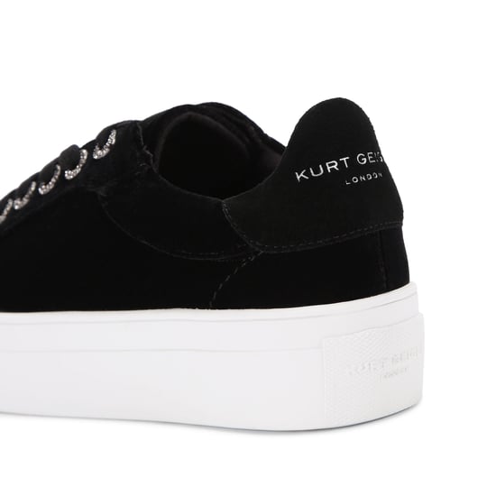 Kurt Geiger London Velvet Kgl Crystal Cupsole Sneakers