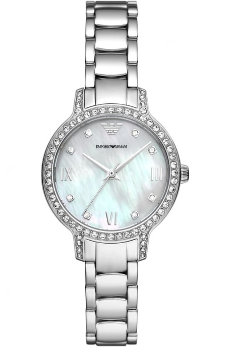 Emporio Armani Cleo Women's Silver Watch AR11484