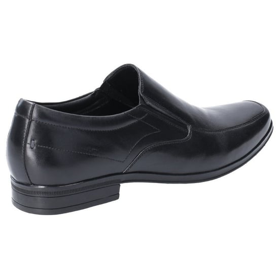 Hush Puppies Mens Billy Slip On Leather Shoe (Black)