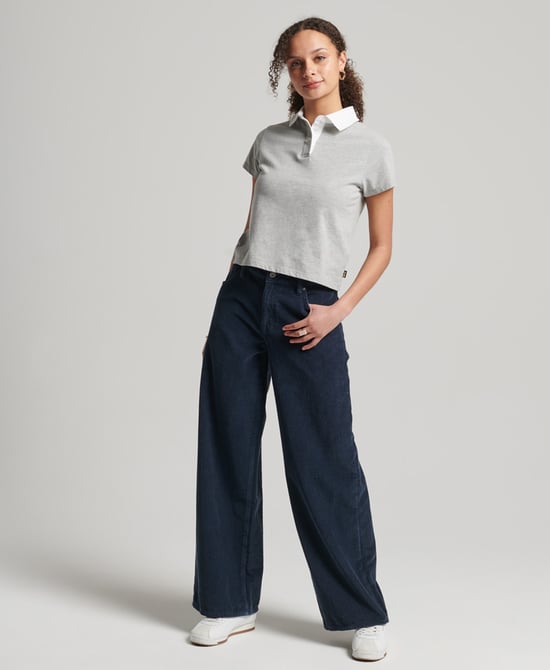 Superdry Vintage Rugby Crop Top