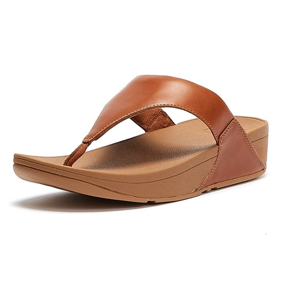 FitFlop Lulu Leather Womens Sandals - (Tan) - Image 3