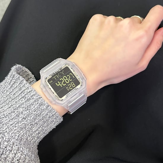 Adidas Originals Originals Street Digital One Gmt Unisex's Transparent Watch AOST22049 - Image 5