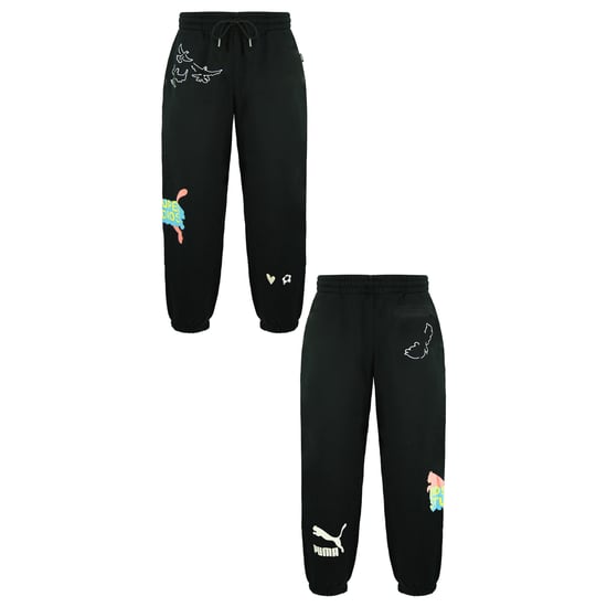 Puma x Kidsuper Studios Stretch Waist Black Mens Graphic Joggers 598991 01