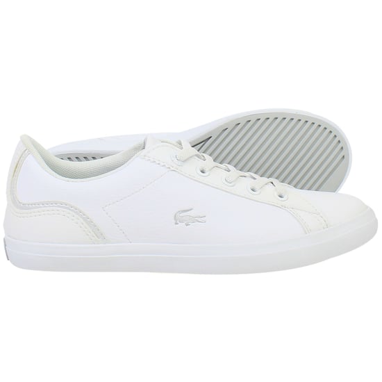 Lacoste Lerond 2223 1 JD Kids White Trainers - Image 2