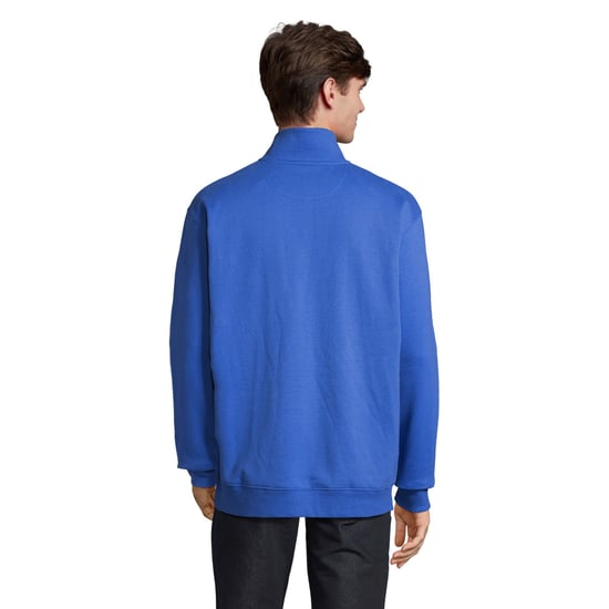 SOLS Unisex Adult Conrad Quarter Zip Sweatshirt (Royal Blue) - Image 2