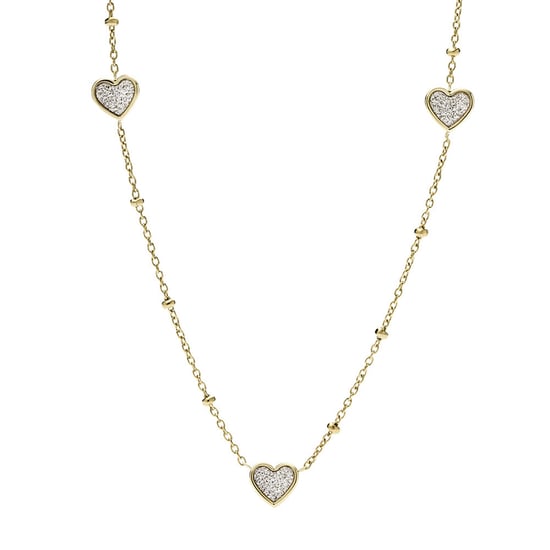 Fossil Jewellery 'Sutton' Women's Stainless Steel Necklace - Gold JF03942710 - Image 1