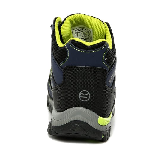 Regatta Childrens/Kids Holcombe IEP Junior Hiking Boots (Navy/Lime Punch)