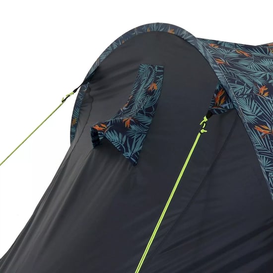 Regatta Malawi Hawaiian 2 Person Pop-Up Tent (Navy/Grey/Orange)
