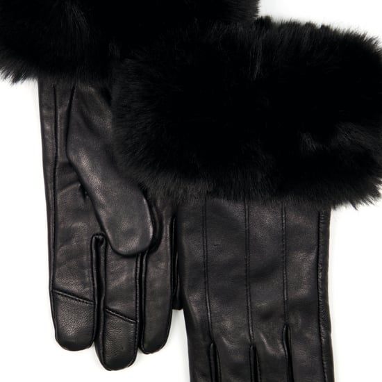Dune Accessories Islington - Faux-Fur Trim Leather Gloves