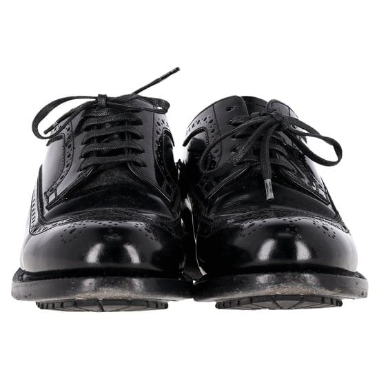 Celine Brogue Lace-Up Oxfords in Black Calfskin leather - Image 2