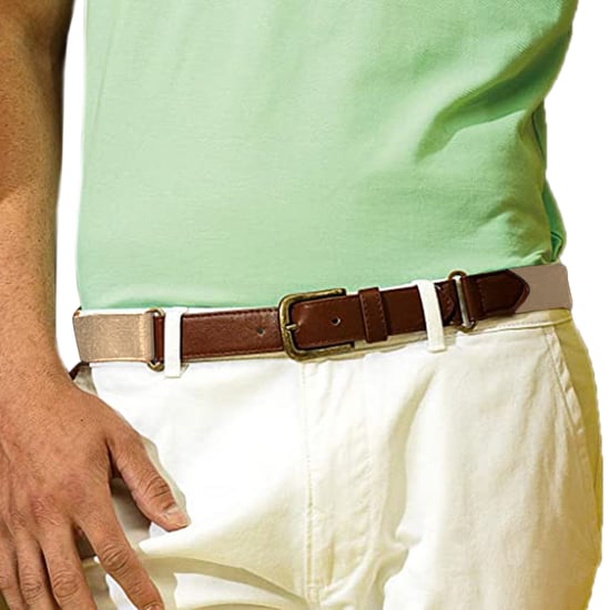 Asquith & Fox Mens Faux Leather And Canvas Belt (Khaki) - Image 2
